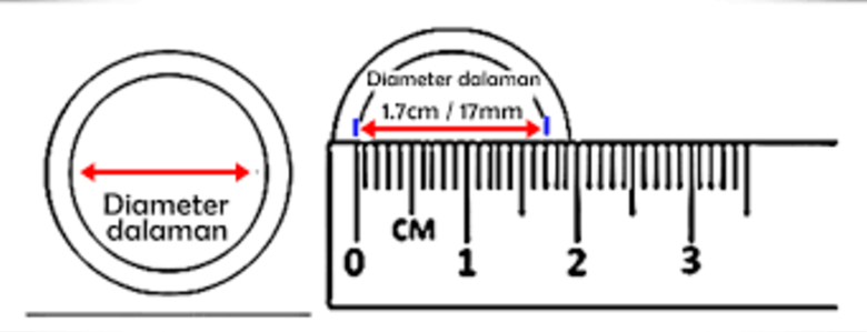 diameter cincin 1